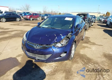 2013 Hyundai Elantra Gls from USA, damaged, VIN 5NPDH4AE6DH420706
